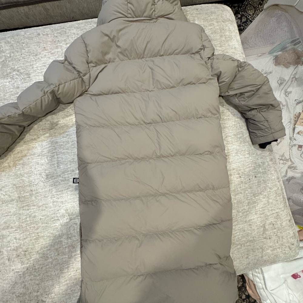 Aritzia Taupe Puffer Coat Long - Modern Taupe - Picture 6 of 6